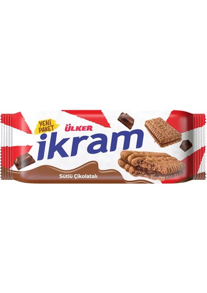 Ikram 84 gr Çikolatalı ve Fındıklı 12 Li Karma Paket