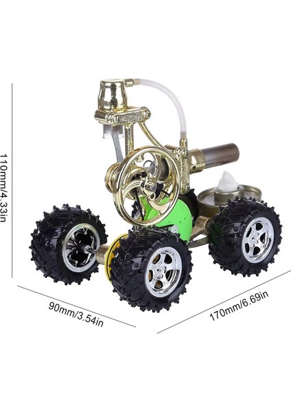 Stirling Arabası Deney Seti Stirling Motoru Montajlı Metal fiyatları