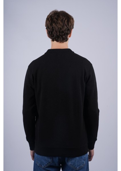 Js Polo Yaka Fermuarlı J Waffle Sweat