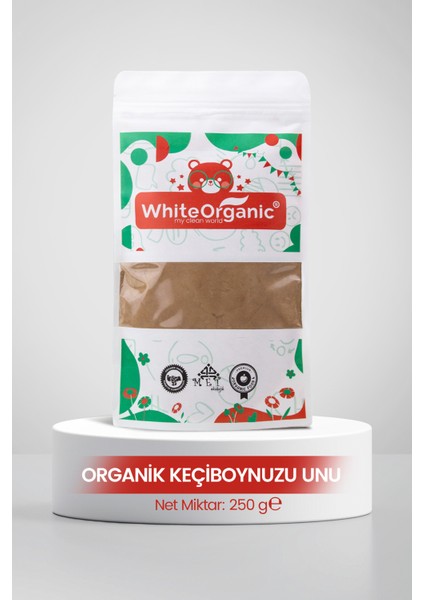 Organik Keçiboynuzu Unu 250 gr Glutensiz Vegan