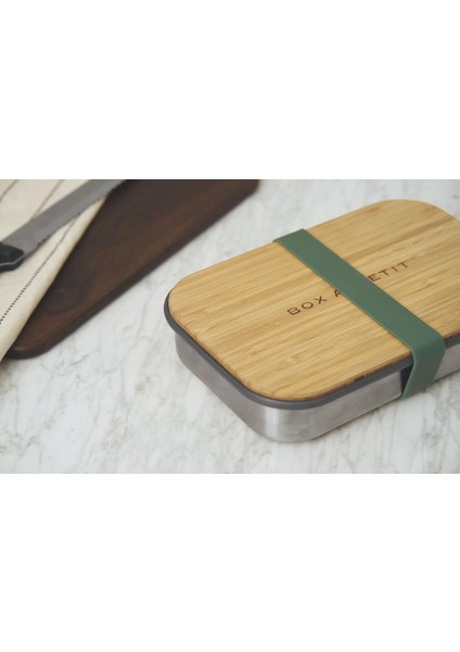Paslanmaz Çelik Sandviç Kutusu - Zeytin Yeşili fiyatları