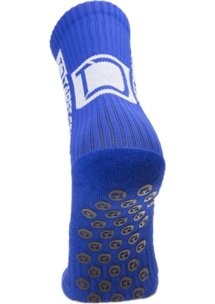 Unisex Mavi Anti Slip Socks Kaymaz Silikon Havlu Taban Maç Pro Sporcu Çorabı indirimleri