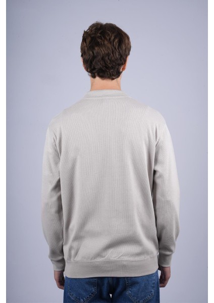 Js Polo Yaka Fermuarlı J Waffle Sweat