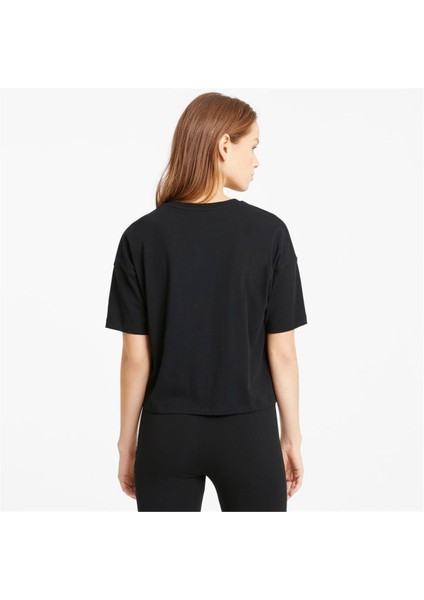 Ess Cropped No:1 Logo Tee Siyah Kadın Spor Tişört - 684972 01 modelleri