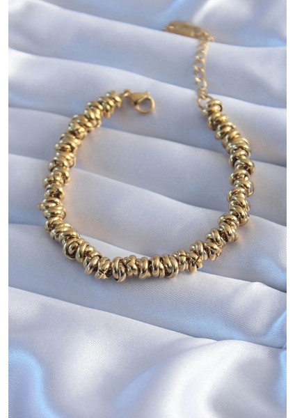 316L Çelik Gold Renk Kadın Bileklik