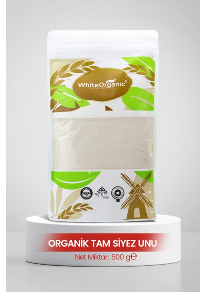 Organik Tam Siyez Unu 500 gr Taş Değirmen
