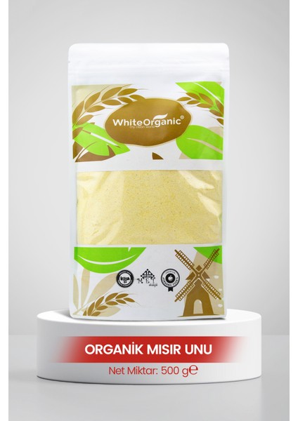 Organik Mısır Unu 500 gr Organic Corn Flour