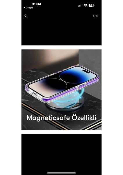 iPhone 16 Pro Parlak Magsafe Özellikli Premium Kalite Ekstra Kenar Koruma Sağlayan Silikon Kılıf