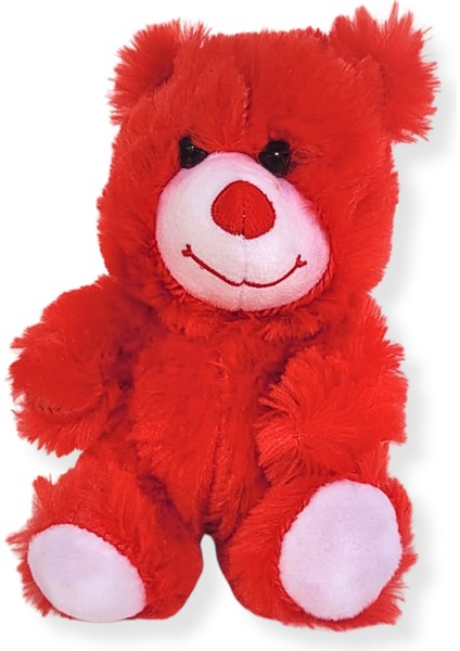 Kırmızı Peluş Ayı Sevgililer Günü 17cm