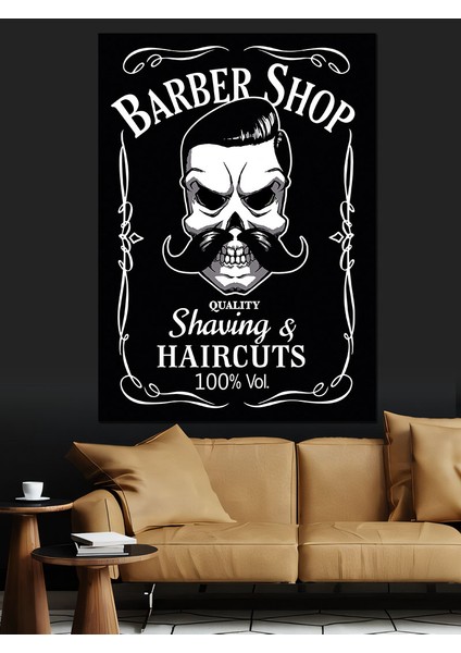 Berber Temalı Dekoratif Kanvas - Mdf Ahşap Tablo