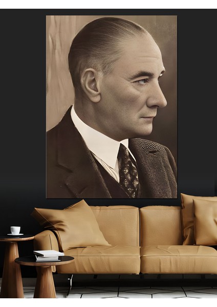 Mustafa Kemal Atatürk Dekoratif Kanvas - Mdf Ahşap Tablo modelleri