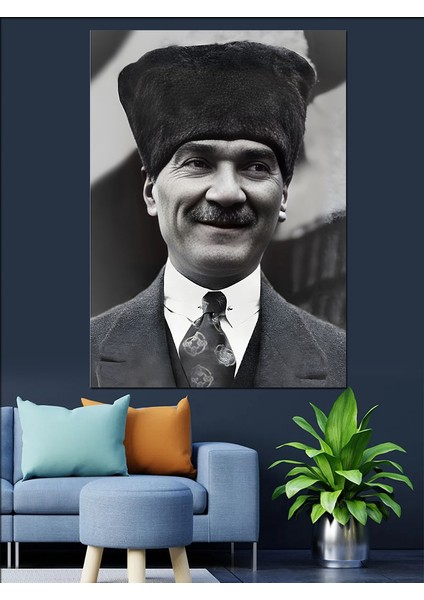 Mustafa Kemal Atatürk Dekoratif Kanvas - Mdf Ahşap Tablo fiyatları