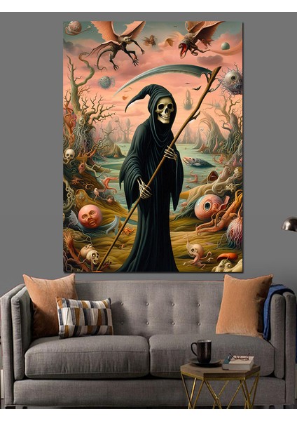 Ölüm Meleği Dekoratif Kanvas - Mdf Ahşap Tablo fiyatları