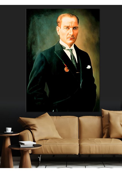 Mustafa Kemal Atatürk Dekoratif Kanvas - Mdf Ahşap Tablo fiyatları