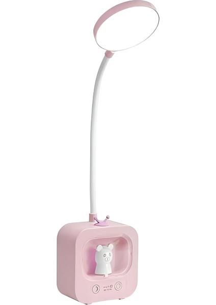 3 Renk Pembe Ayıcıklı Dokunmatik Şarjlı Masa Lambası fiyatları