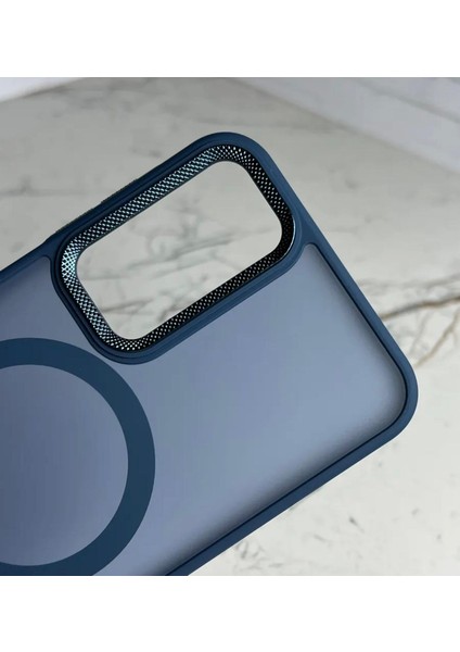 Samsung Galaxy A15 Mat Magsafe Özellikli Esnek Kenar Korumalı Kılıf