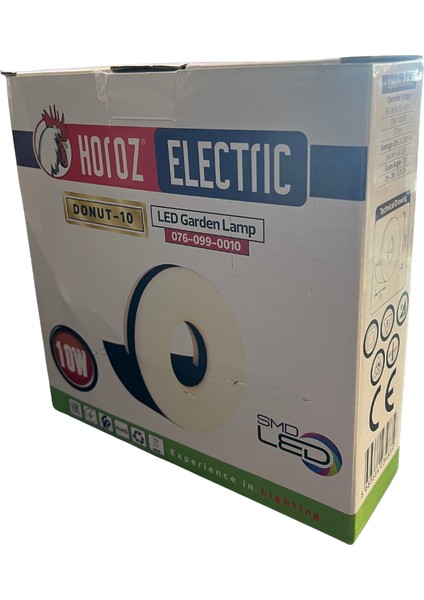 Horoz 076-099-0010 Donut-10 Dış Mekan LED Aplik 10W 3000K