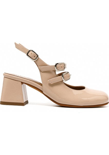 Kadın Sandalet 205558CO Comart 5558 Slıde Naplack Nude