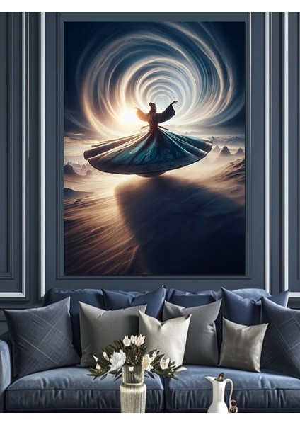 Gün Doğumundaki Semaver Dekoratif Kanvas - Mdf Ahşap Tablo fiyatları