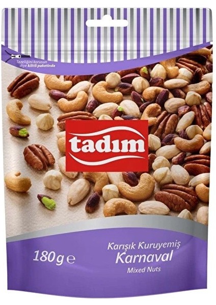 Karışık Kuruyemiş Karnaval 180 gr 2 Li