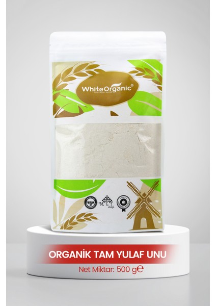 Organik Tam Yulaf Unu 500 GR Ekonomik Paket