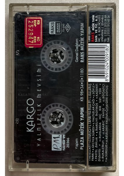 Kargo Yalnızlık Mevsimi Kaset (Orjnal Dönem Baskı Kaset) fiyatları
