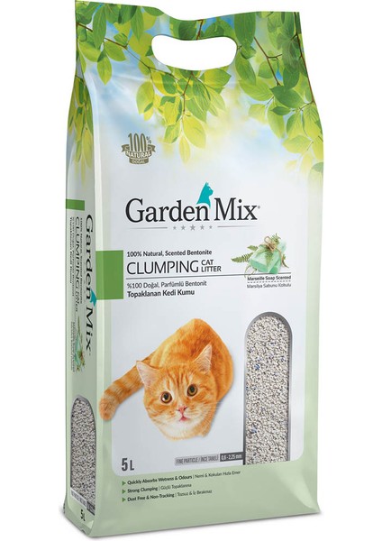 Gardenmix Bentonit Marsilya Sabunu Ince 5l