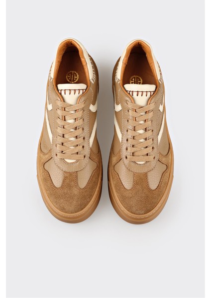 Naturel Deri Kadın Spor Ayakkabı fırsatları