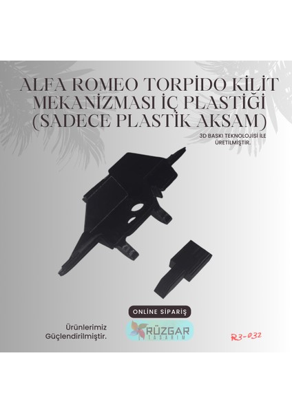 Alfa Romeo Torpido Kilit Mekanizması Iç Plastiği (Sadece Plastik Aksam) fiyatları