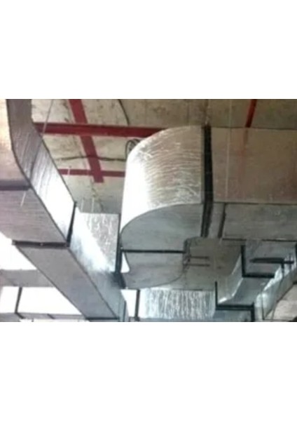 Alüminyum Folyolu Kauçuk Izolasyon 9mm 120CM 24M2 Kendinden Yapışkanlı Elastomerik Kauçuk Köpüğü