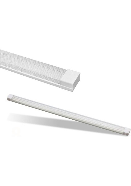 62 Watt 120CM Yatay LED Bant Armatür-Trafolu Beyaz Işık-8 Adettir