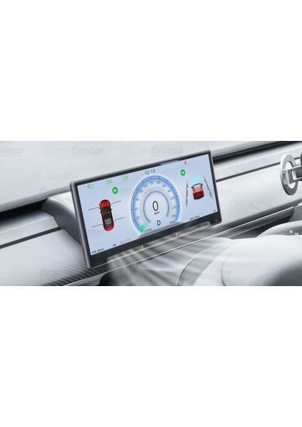 Tesla Model Y / Model 3 Linux 9 Inç 256 MB Orta Konsol Kontrol Paneli Dokunmatik Ekranı