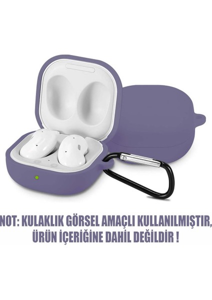 Samsung Galaxy Buds 2 Pro Uyumlu Kılıf Kulaklık Kılıfı Silikon Kılıf Koruyucu Kılıf - Lavanta fiyatları