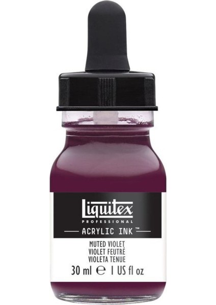 : Professional Akrilik Mürekkep : 30 ml : Muted Violet 502