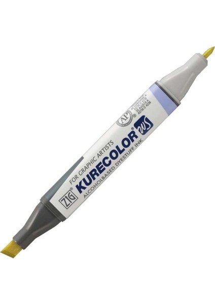 Kurecolor KC-3000N Twin Ws Çift Taraflı Grafik Marker Kalem Cream Yellow 422