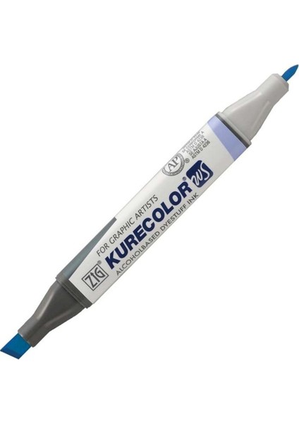 Kurecolor KC-3000N Twin Ws Çift Taraflı Grafik Marker Kalem Cobalt Blue 305