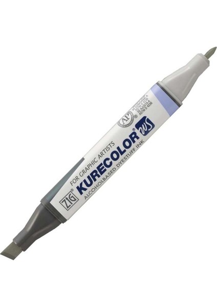Kurecolor KC-3000N Twin Ws Çift Taraflı Grafik Marker Kalem Warm Gray 1 W01