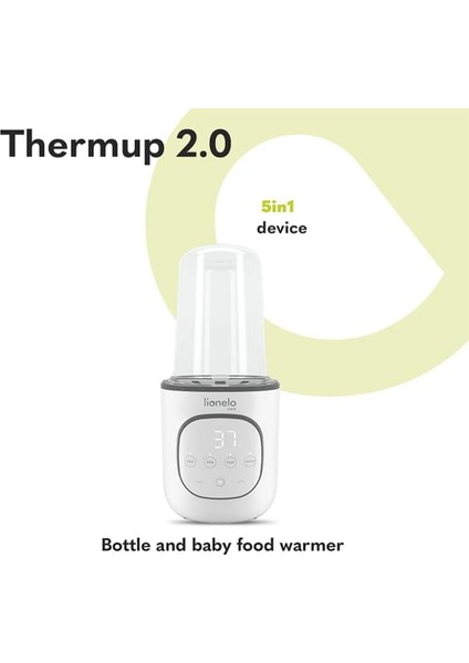 Thermup 2.0 Nomadic Biberon Isıtıcısı 5'i 1 Arada Sıvıları ve Katı Yiyecekleri Isıtır