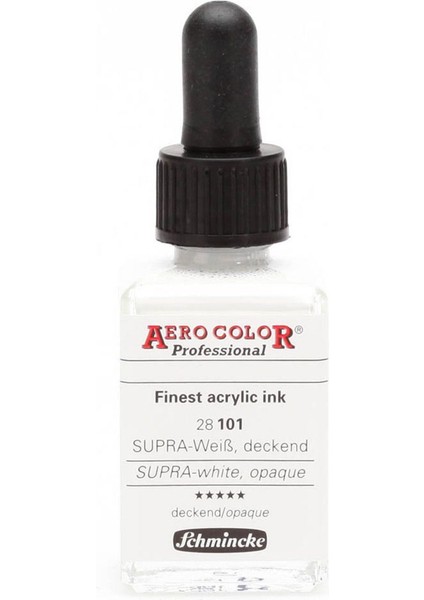 Aero Color Professional 28ML Supra White Opaque 101