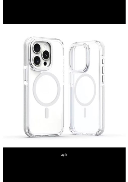 iPhone 16 Uyumlu Parlak Magsafe Özellikli Premium Kalite Ekstra Kenar Koruma Sağlayan Silikon Kılıf fiyatları