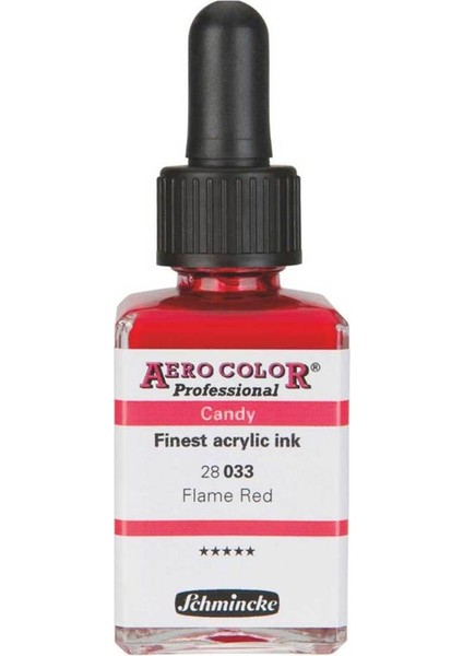 Aero Color Professional 28ML Candy Flame Red 033