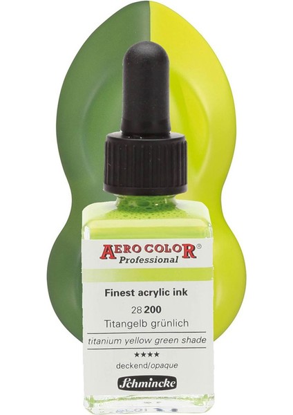 Aero Color Professional 28ML Titanium Yellow Green Shade 200
