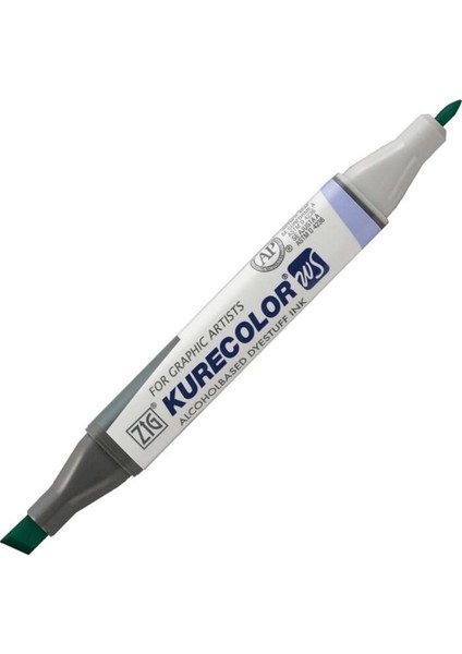 Kurecolor KC-3000N Twin Ws Çift Taraflı Grafik Marker Kalem Turquoise Green 534