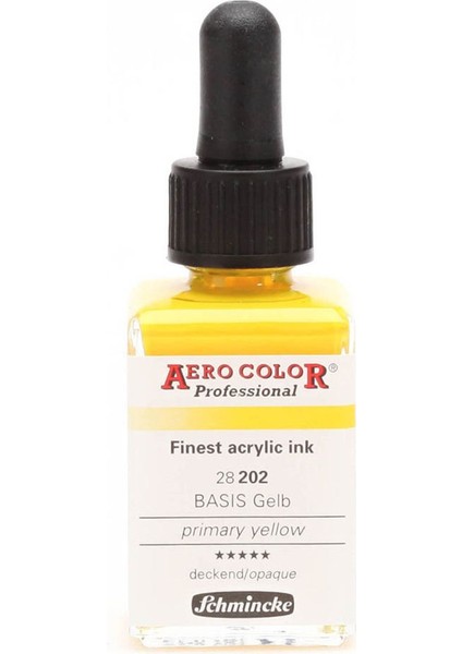 Aero Color Professional 28ML Primary Yellow 202
