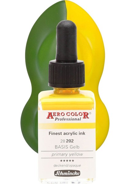 Aero Color Professional 28ML Primary Yellow 202