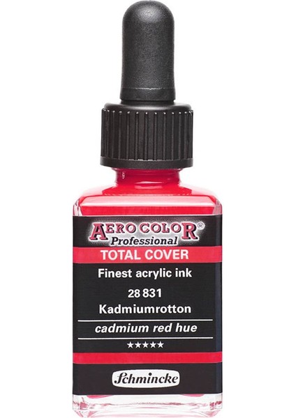 Aero Color Professional 28ML Total Cover Cadmium Red Hue 831 modelleri