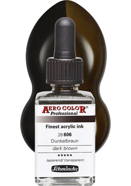 Aero Color Professional 28ML Dark Brown 606 fiyatları