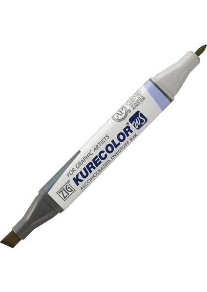 Kurecolor KC-3000N Twin Ws Çift Taraflı Grafik Marker Kalem Dark Oatmeal 784