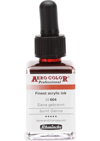 Aero Color Professional 28ML Burnt Sienna 604