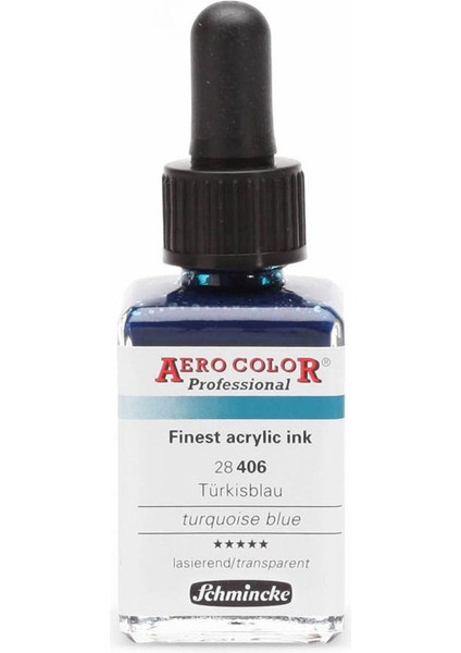 Aero Color Professional 28ML Turquoise Blue 406